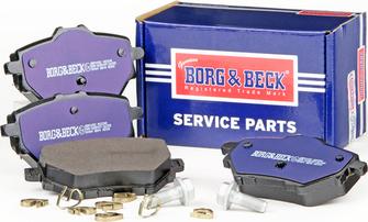 Borg & Beck BBP2452 - Гальмівні колодки, дискові гальма autocars.com.ua
