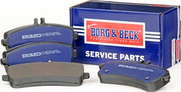 Borg & Beck BBP2457 - Тормозные колодки, дисковые, комплект autodnr.net