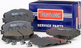 Borg & Beck BBP2464 - Гальмівні колодки, дискові гальма autocars.com.ua