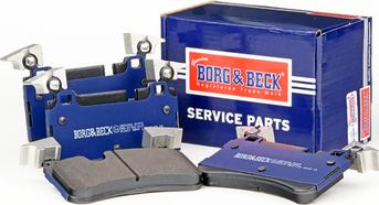 Borg & Beck BBP2482 - Тормозные колодки, дисковые, комплект autodnr.net
