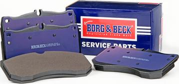 Borg & Beck BBP2489 - Гальмівні колодки, дискові гальма autocars.com.ua