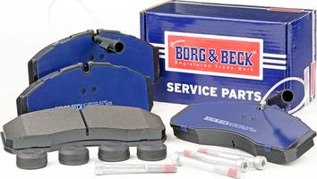 Borg & Beck BBP2490 - Тормозные колодки, дисковые, комплект autodnr.net