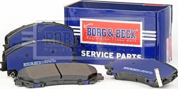 Borg & Beck BBP2506 - Тормозные колодки, дисковые, комплект avtokuzovplus.com.ua