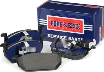 Borg & Beck BBP2511 - Гальмівні колодки, дискові гальма autocars.com.ua
