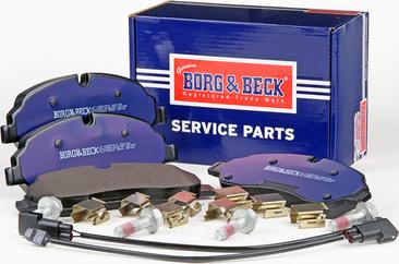 Borg & Beck BBP2514 - Гальмівні колодки, дискові гальма autocars.com.ua