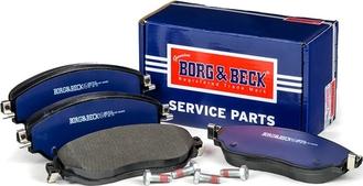 Borg & Beck BBP2515 - Гальмівні колодки, дискові гальма autocars.com.ua