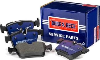 Borg & Beck BBP2516 - Тормозные колодки, дисковые, комплект autodnr.net
