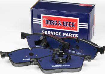 Borg & Beck BBP2518 - Гальмівні колодки, дискові гальма autocars.com.ua