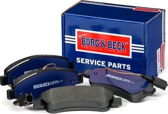 Borg & Beck BBP2524 - Тормозные колодки, дисковые, комплект autodnr.net