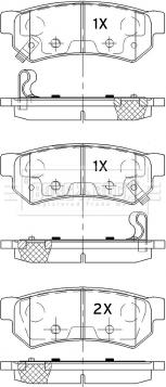 Borg & Beck BBP2531 - Гальмівні колодки, дискові гальма autocars.com.ua