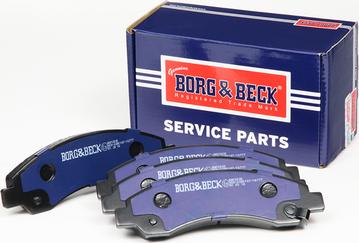 Borg & Beck BBP2535 - Гальмівні колодки, дискові гальма autocars.com.ua