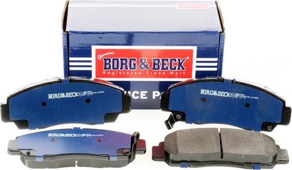 Borg & Beck BBP2541 - Тормозные колодки, дисковые, комплект autodnr.net