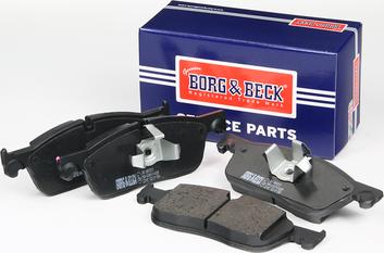 Borg & Beck BBP2572 - Тормозные колодки, дисковые, комплект avtokuzovplus.com.ua