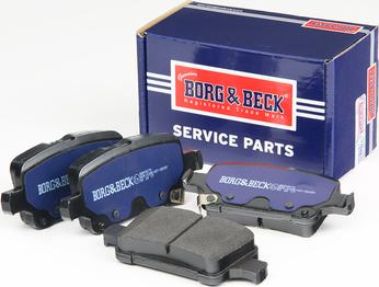 Borg & Beck BBP2579 - Гальмівні колодки, дискові гальма autocars.com.ua