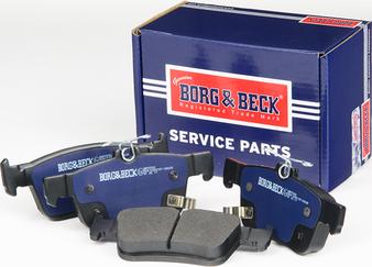 Borg & Beck BBP2582 - Тормозные колодки, дисковые, комплект autodnr.net