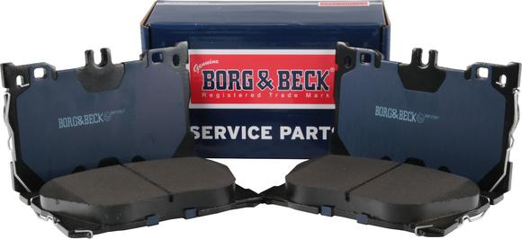 Borg & Beck BBP2587 - Тормозные колодки, дисковые, комплект avtokuzovplus.com.ua