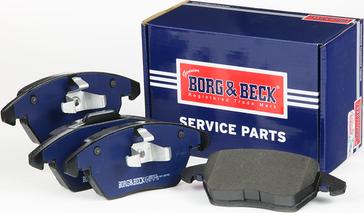 Borg & Beck BBP2610 - Тормозные колодки, дисковые, комплект autodnr.net
