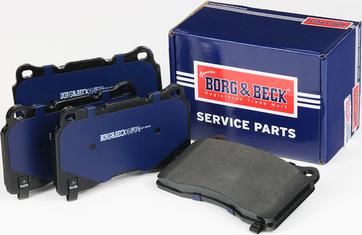 Borg & Beck BBP2612 - Тормозные колодки, дисковые, комплект autodnr.net