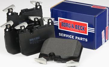Borg & Beck BBP2626 - Гальмівні колодки, дискові гальма autocars.com.ua