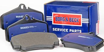 Borg & Beck BBP2632 - Тормозные колодки, дисковые, комплект autodnr.net
