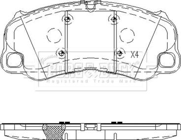 Roulunds Rubber 384381 - Гальмівні колодки, дискові гальма autocars.com.ua