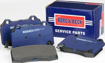 Borg & Beck BBP2649 - Тормозные колодки, дисковые, комплект avtokuzovplus.com.ua