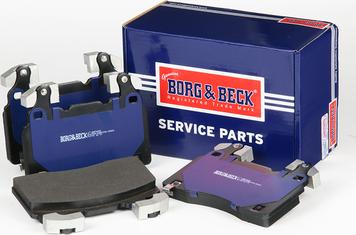 Borg & Beck BBP2656 - Гальмівні колодки, дискові гальма autocars.com.ua
