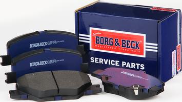 Borg & Beck BBP2672 - Гальмівні колодки, дискові гальма autocars.com.ua