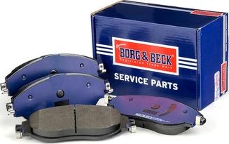 Borg & Beck BBP2689 - Гальмівні колодки, дискові гальма autocars.com.ua