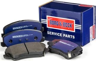 Borg & Beck BBP2690 - Тормозные колодки, дисковые, комплект avtokuzovplus.com.ua