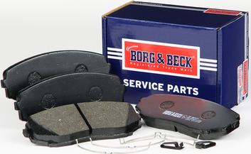 Borg & Beck BBP2691 - Тормозные колодки, дисковые, комплект autodnr.net