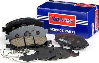 Borg & Beck BBP2693 - Гальмівні колодки, дискові гальма autocars.com.ua