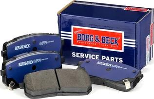 Borg & Beck BBP2804 - Тормозные колодки, дисковые, комплект avtokuzovplus.com.ua