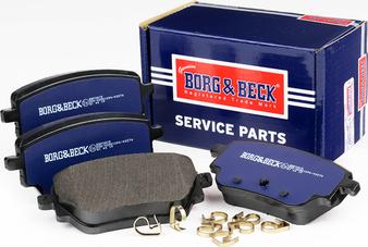 Borg & Beck BBP2815 - Гальмівні колодки, дискові гальма autocars.com.ua