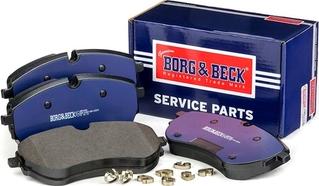 Borg & Beck BBP2820 - Гальмівні колодки, дискові гальма autocars.com.ua