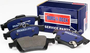 Borg & Beck BBP2821 - Гальмівні колодки, дискові гальма autocars.com.ua