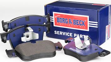 Borg & Beck BBP2822 - Гальмівні колодки, дискові гальма autocars.com.ua