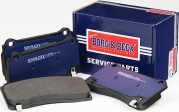 Borg & Beck BBP2824 - Гальмівні колодки, дискові гальма autocars.com.ua