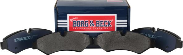 Borg & Beck BBP2839 - Гальмівні колодки, дискові гальма autocars.com.ua