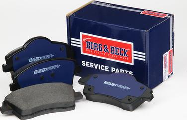 Borg & Beck BBP2845 - Гальмівні колодки, дискові гальма autocars.com.ua