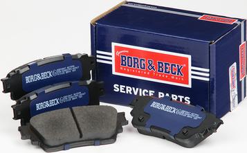 Borg & Beck BBP2847 - Гальмівні колодки, дискові гальма autocars.com.ua