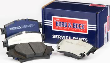 Borg & Beck BBP2851 - Гальмівні колодки, дискові гальма autocars.com.ua
