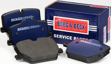 Borg & Beck BBP2856 - Тормозные колодки, дисковые, комплект avtokuzovplus.com.ua