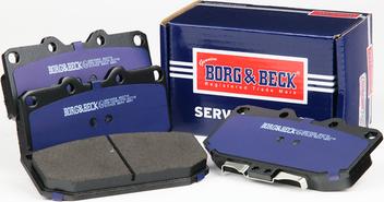 Borg & Beck BBP2858 - Тормозные колодки, дисковые, комплект avtokuzovplus.com.ua