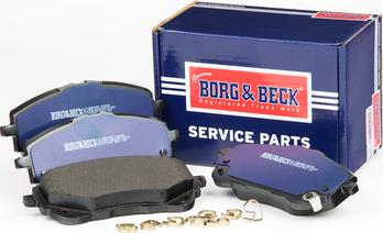 Borg & Beck BBP2859 - Гальмівні колодки, дискові гальма autocars.com.ua