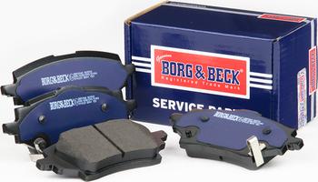 Borg & Beck BBP2860 - Гальмівні колодки, дискові гальма autocars.com.ua