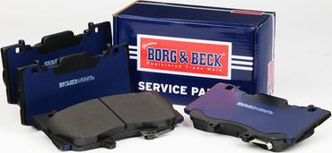 Borg & Beck BBP2861 - Тормозные колодки, дисковые, комплект avtokuzovplus.com.ua