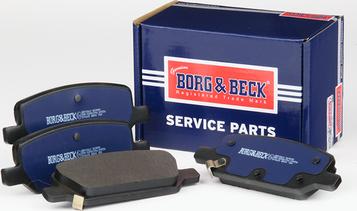 Borg & Beck BBP2863 - Гальмівні колодки, дискові гальма autocars.com.ua