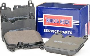 Borg & Beck BBP2878 - Тормозные колодки, дисковые, комплект avtokuzovplus.com.ua