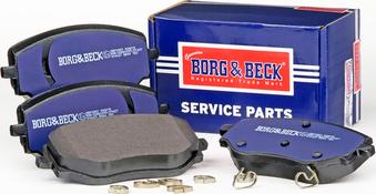 Borg & Beck BBP2887 - Гальмівні колодки, дискові гальма autocars.com.ua